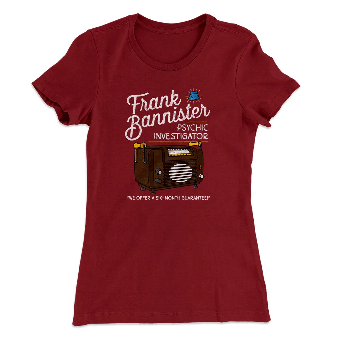 Frank Bannister Psychic Investigator Women's T-Shirt