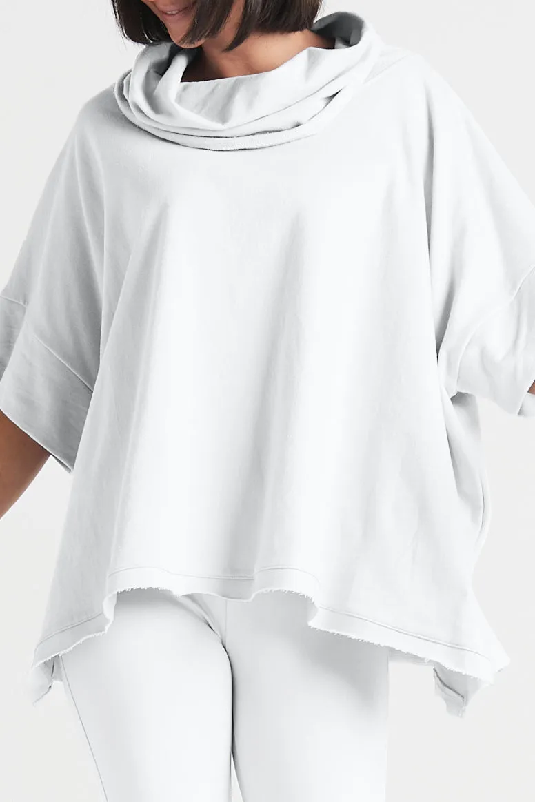 French Terry Cowl Neck Sweatshirt