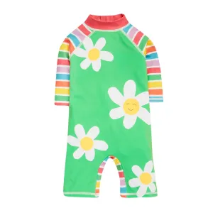 Frugi Sunsafe Infant Sunsuit Daisy Stripe