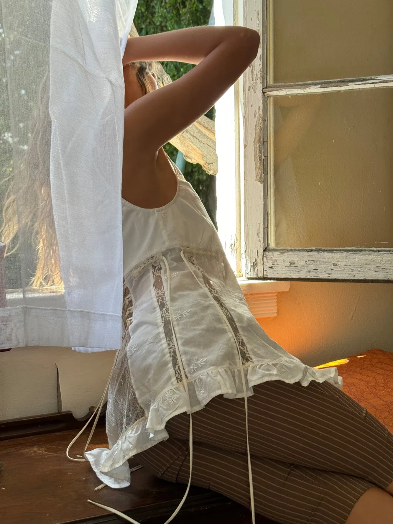 GABRIELLA - WHITE EYELET