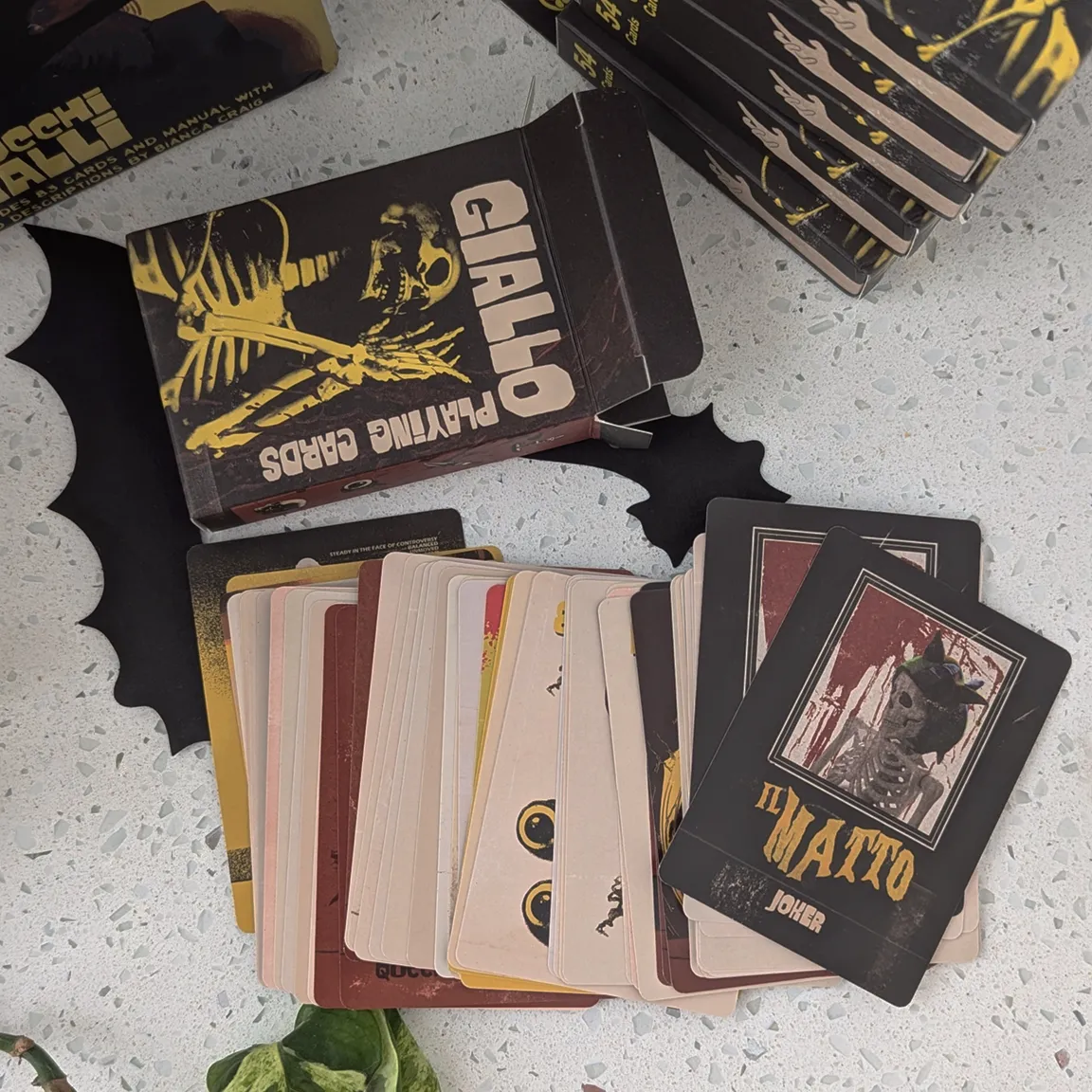 Giallo Playing Cards