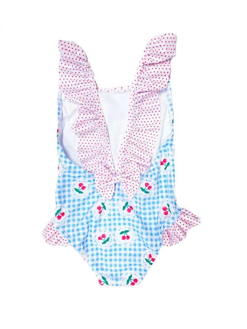 Girl's "Cherries" Swimsuit