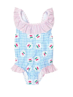 Girl's "Cherries" Swimsuit