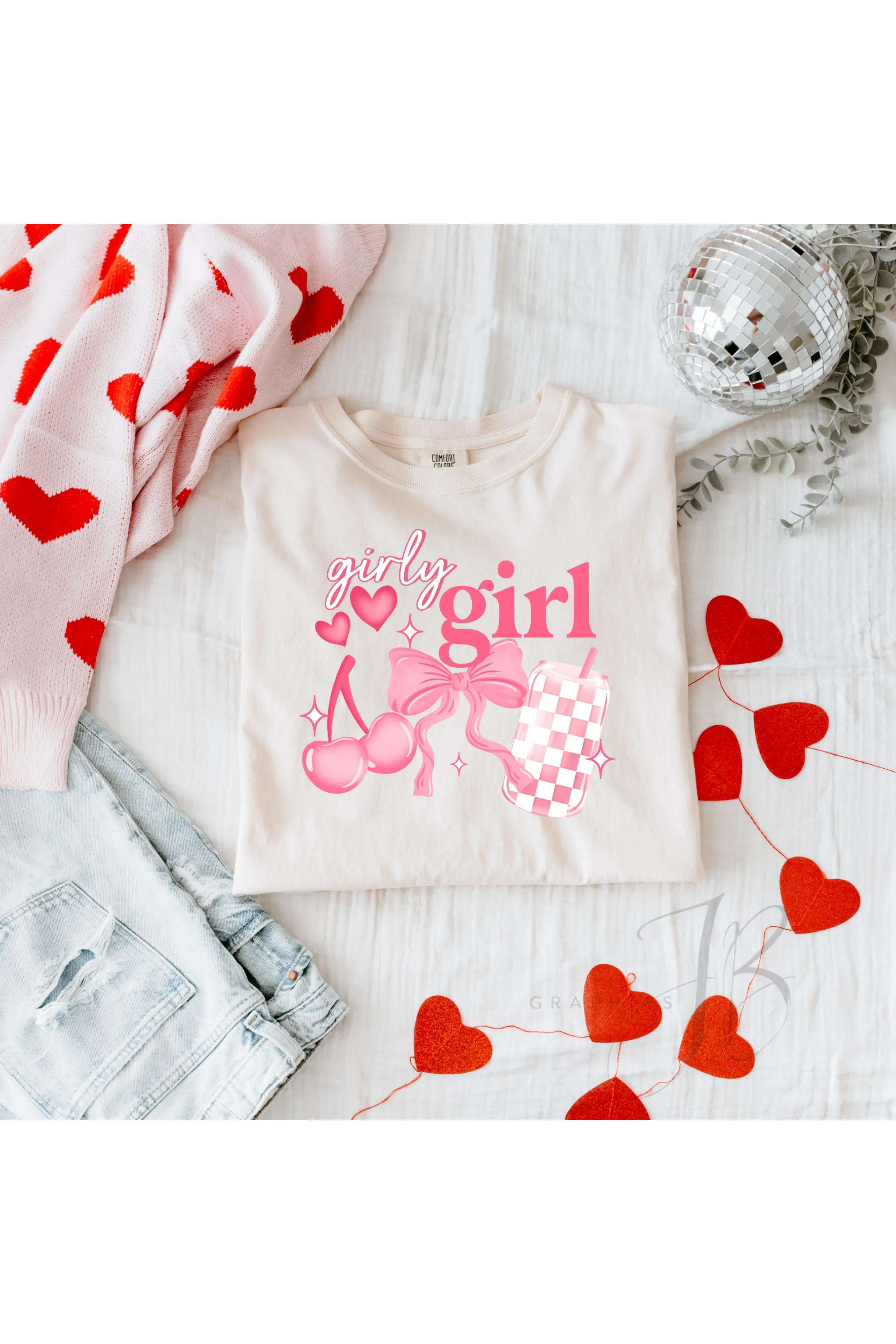 Girly Girl Comfort Colors T-Shirt