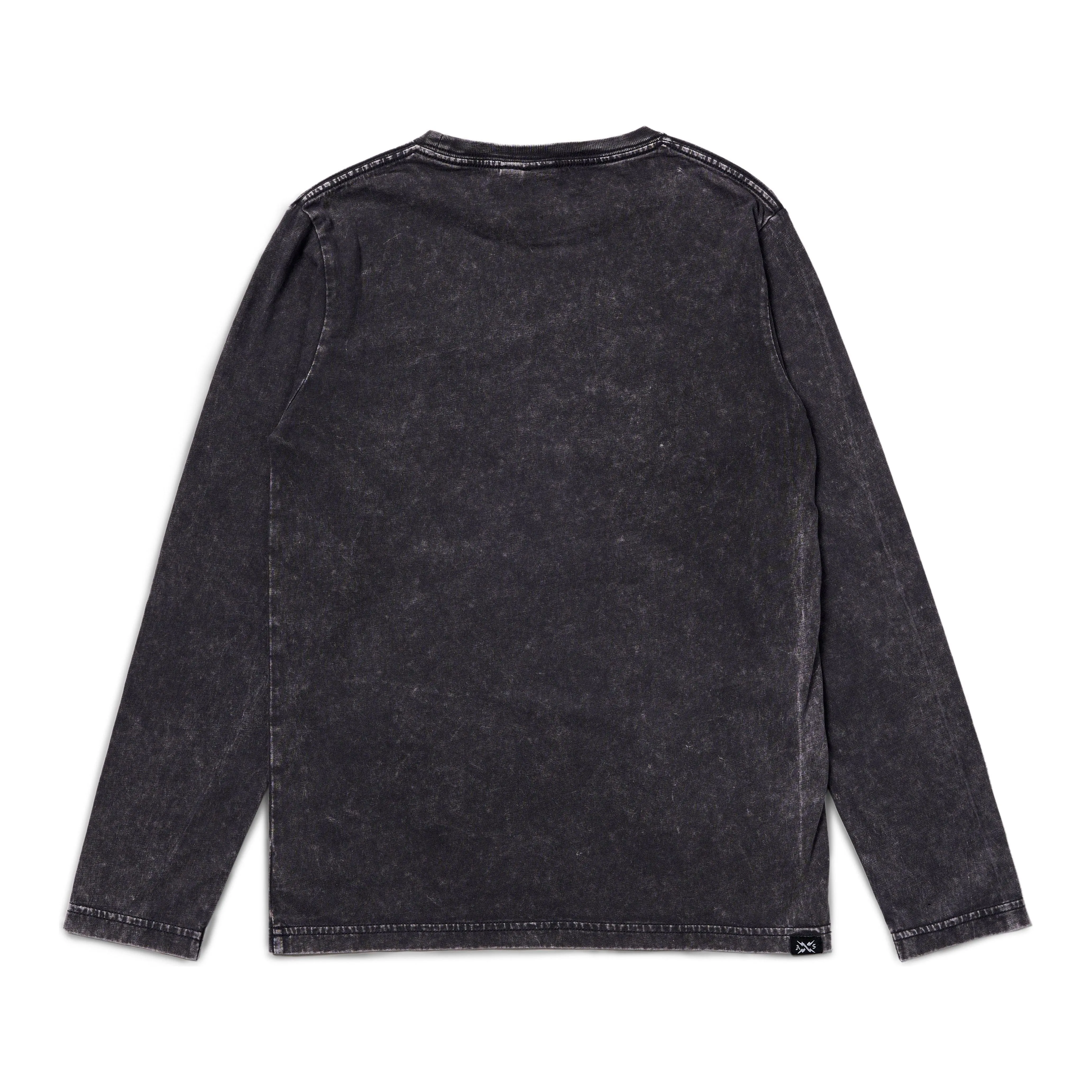 Go To Pocket Ls Tee Charcoal