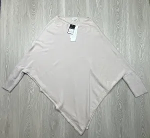 Grace Hill Womens Asymmetric Cashmere Blend Poncho Knit Size Large (New)