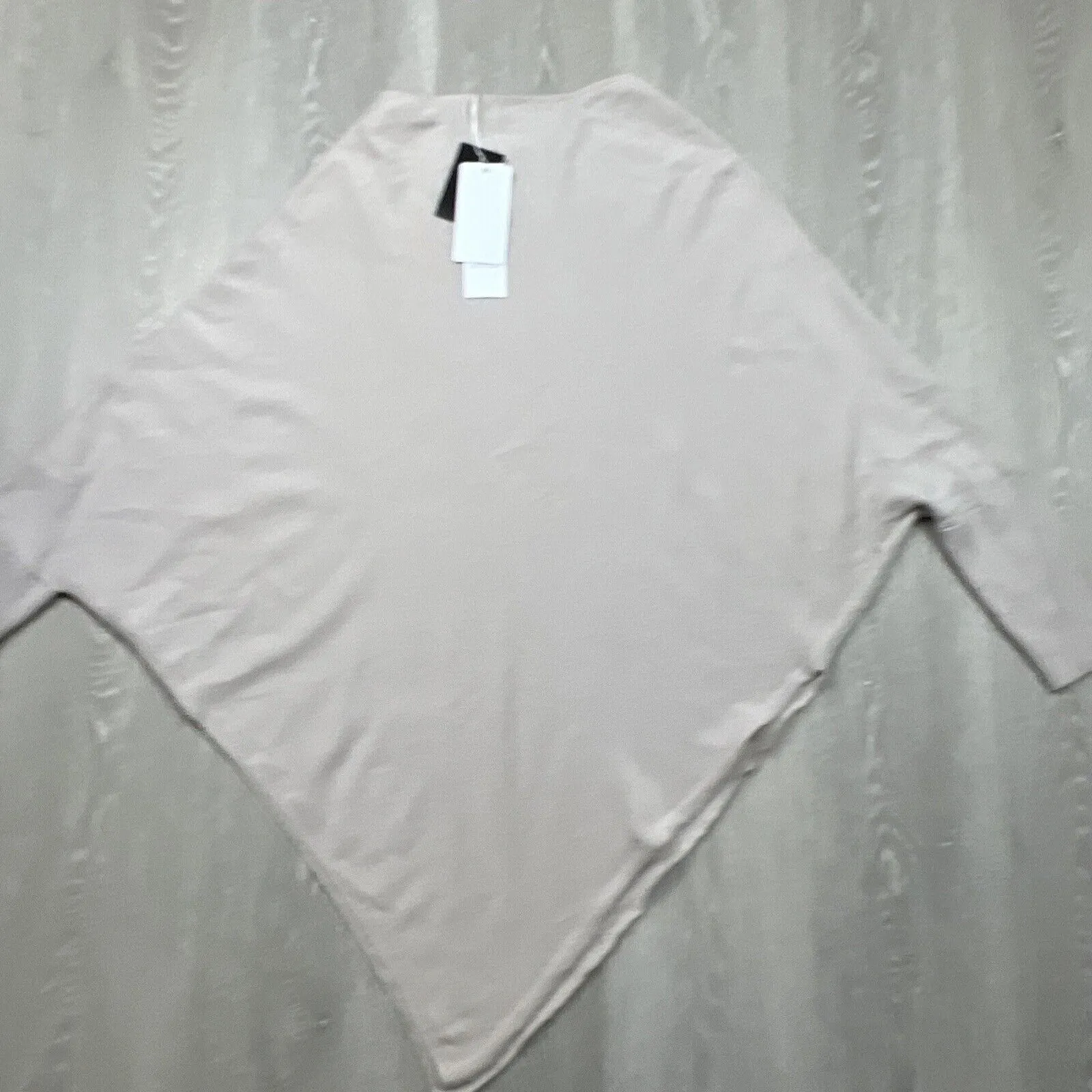 Grace Hill Womens Asymmetric Cashmere Blend Poncho Knit Size Large (New)