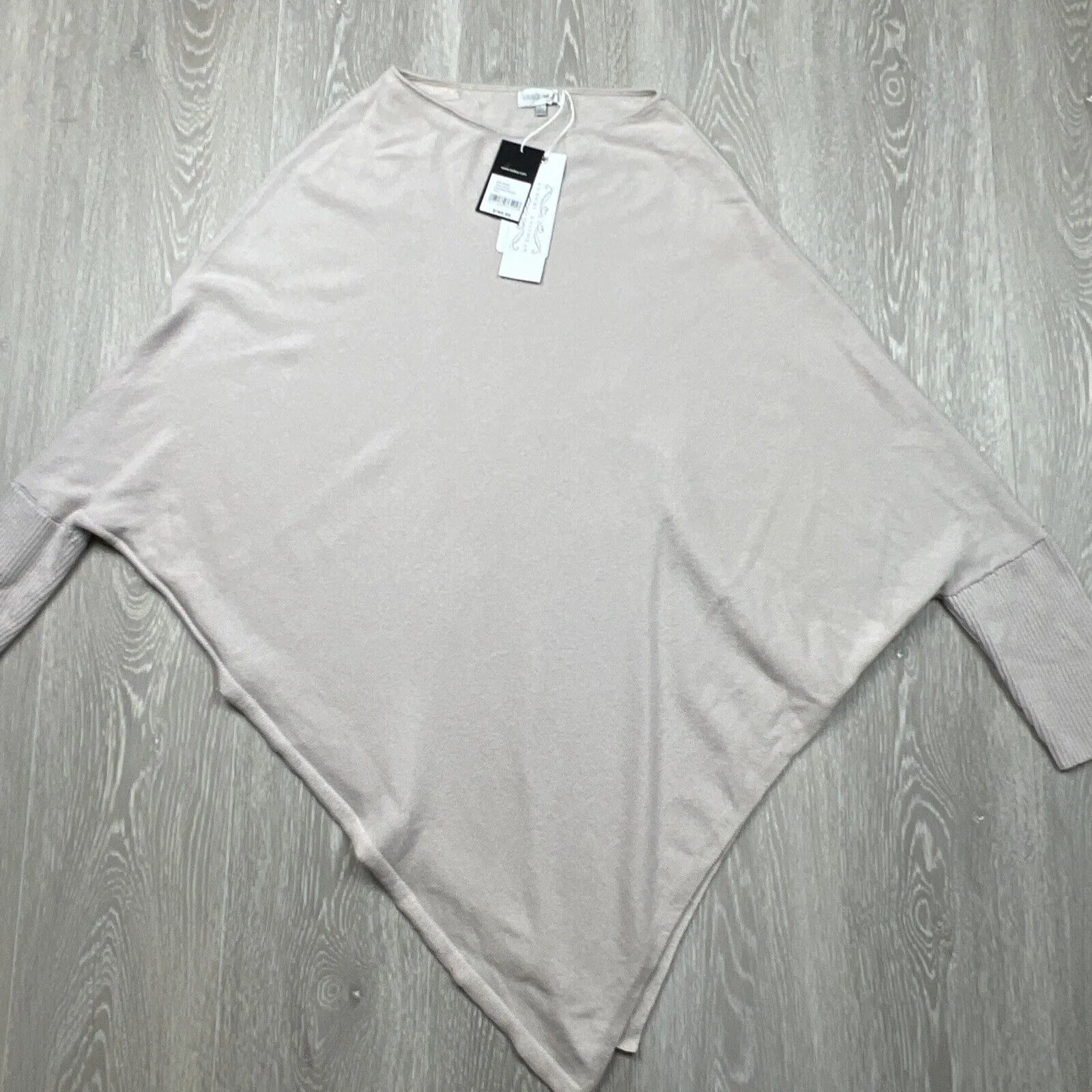 Grace Hill Womens Asymmetric Cashmere Blend Poncho Knit Size Large (New)