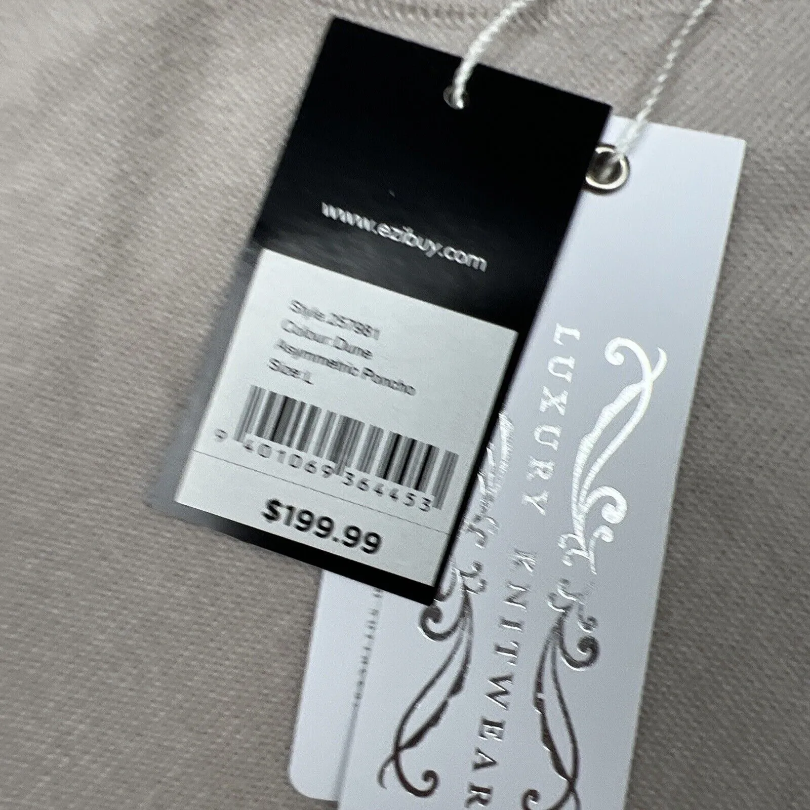 Grace Hill Womens Asymmetric Cashmere Blend Poncho Knit Size Large (New)
