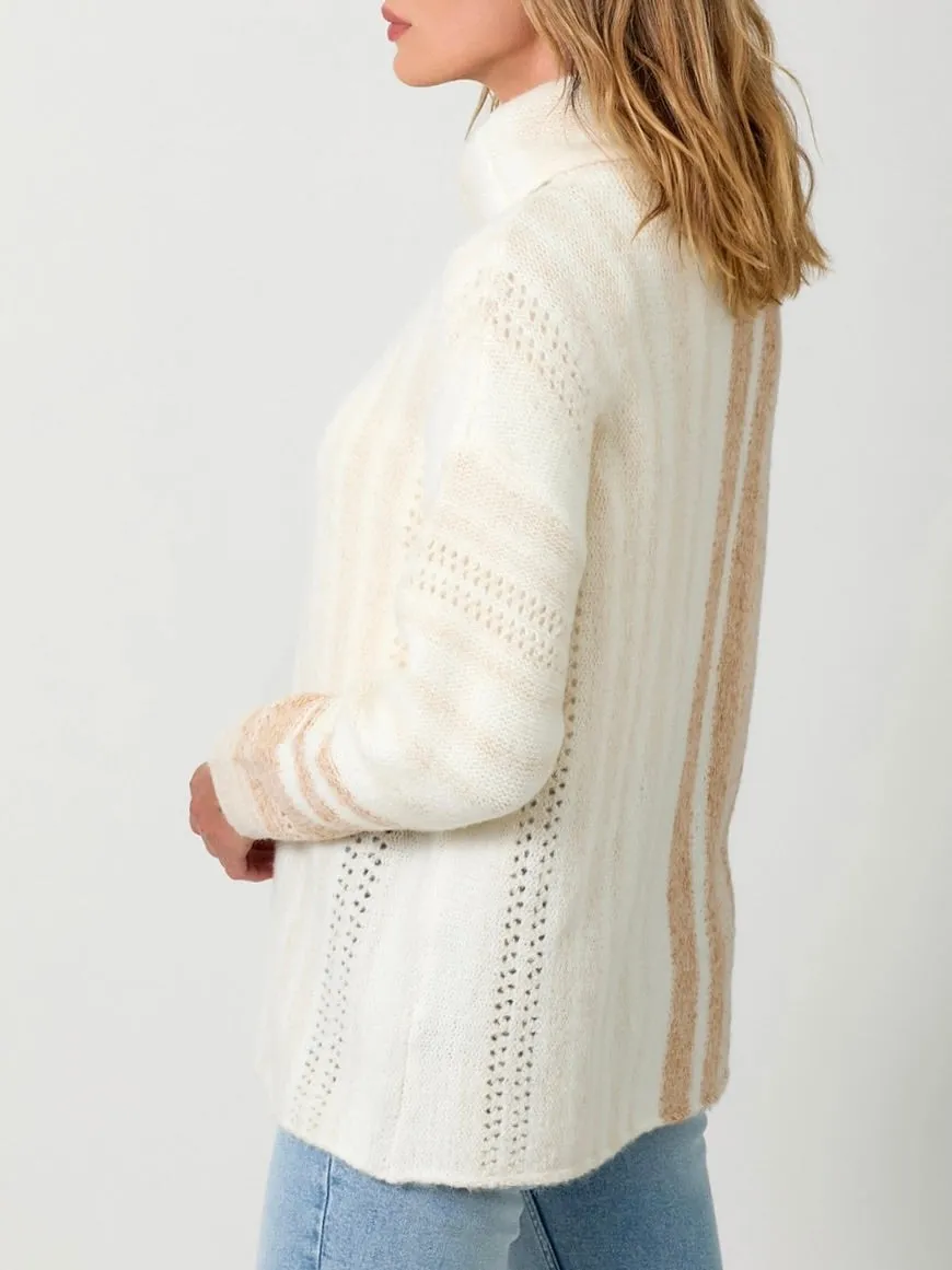 Gradation Cowl Sweater - Toffee