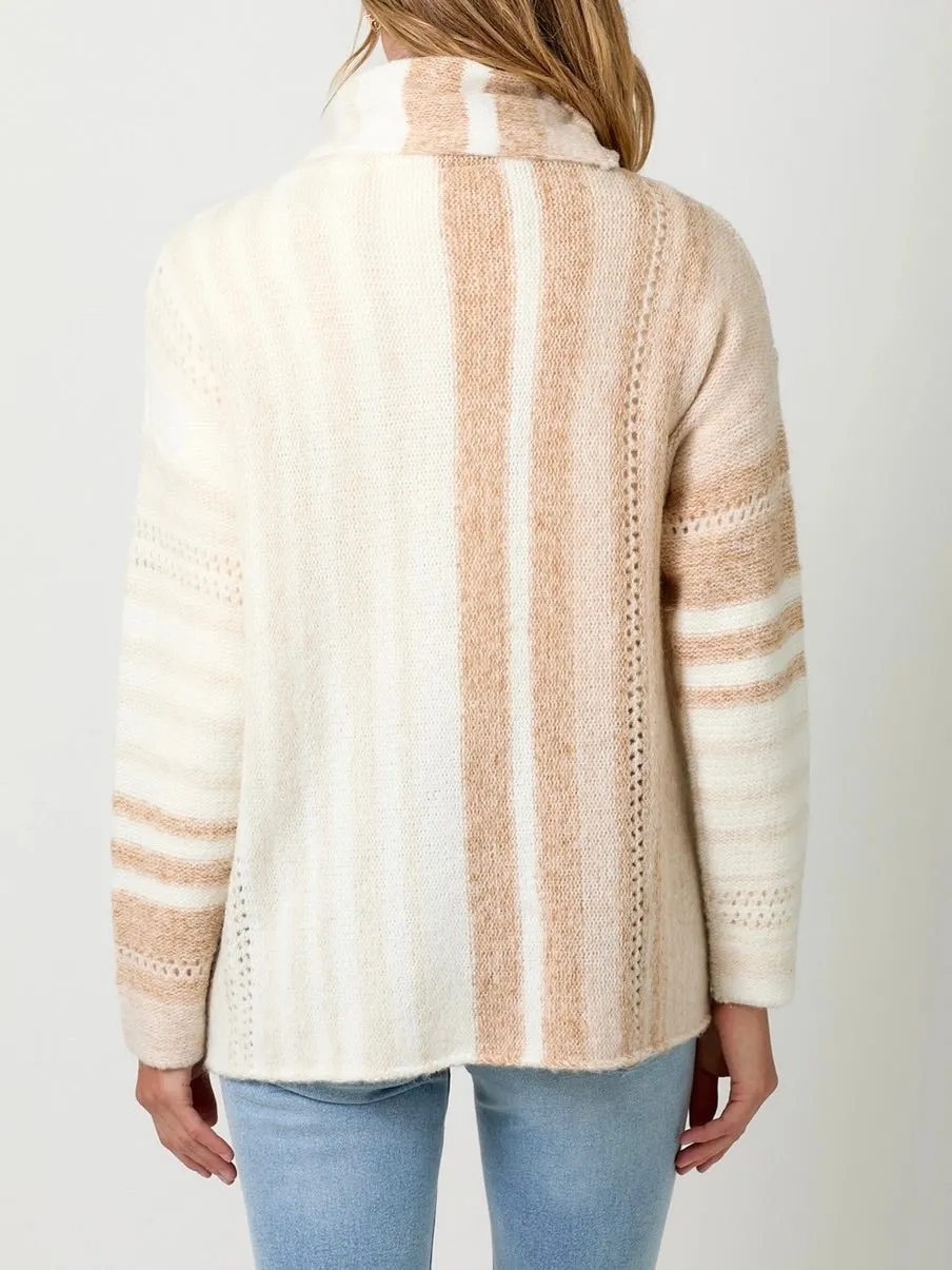 Gradation Cowl Sweater - Toffee