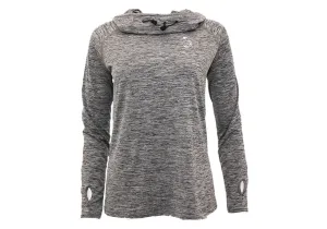 Grey Cowl Neck Sweatshirt