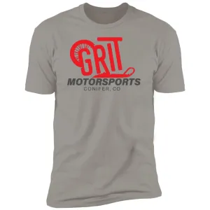 GRIT Motorsports red logo NL3600 Premium Short Sleeve T-Shirt
