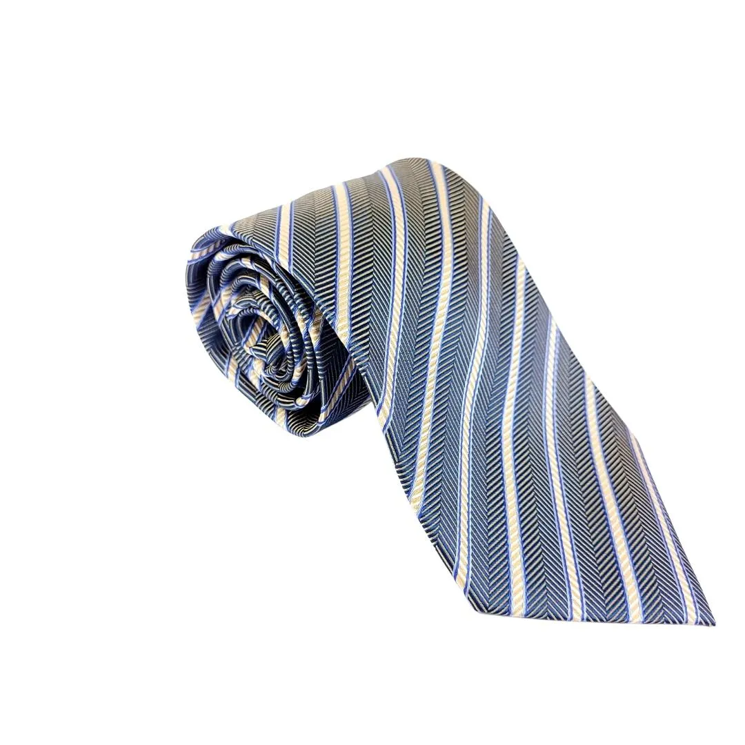 GUERRA MODA 100% SILK TIE COMB PATTERN