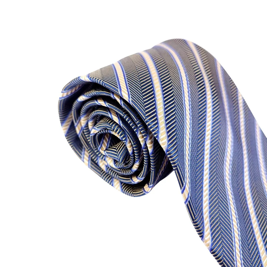 GUERRA MODA 100% SILK TIE COMB PATTERN