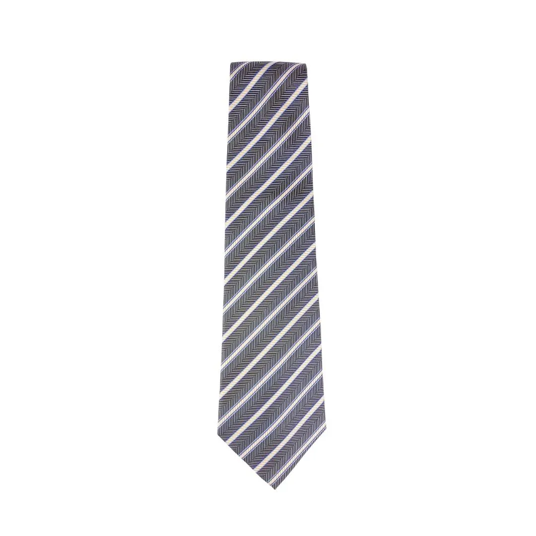 GUERRA MODA 100% SILK TIE COMB PATTERN