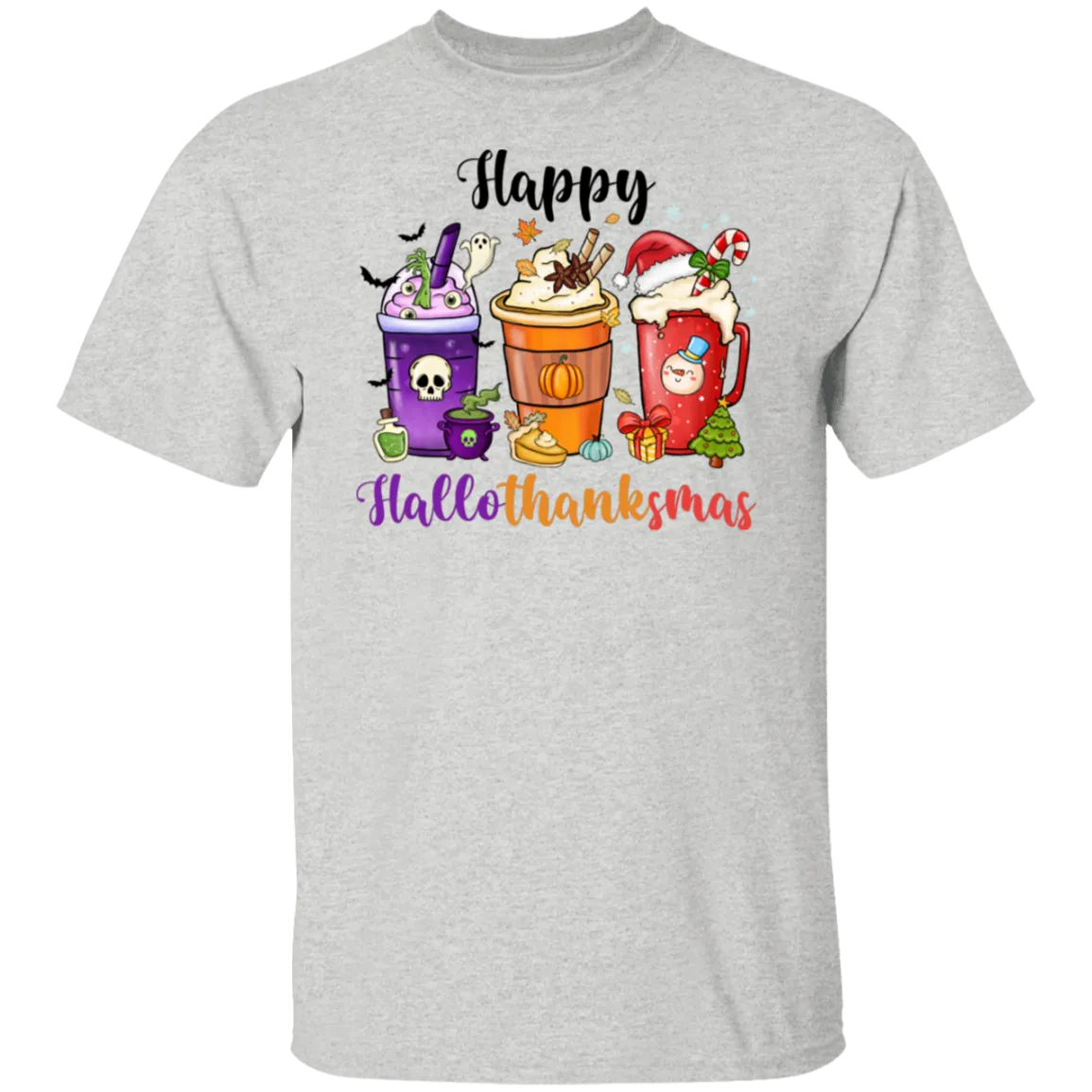 Hallothanksmas 5.3 oz. T-Shirt