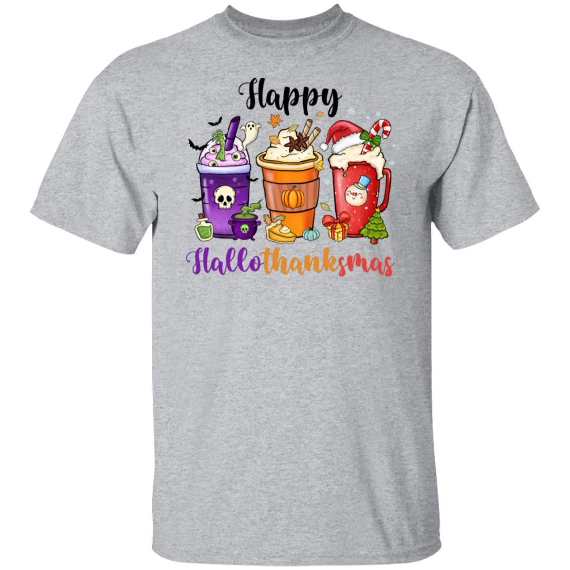Hallothanksmas 5.3 oz. T-Shirt