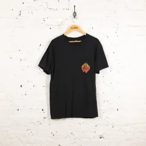 Harley Davidson Nottingham Robin Hood Dealership T Shirt - Black - L