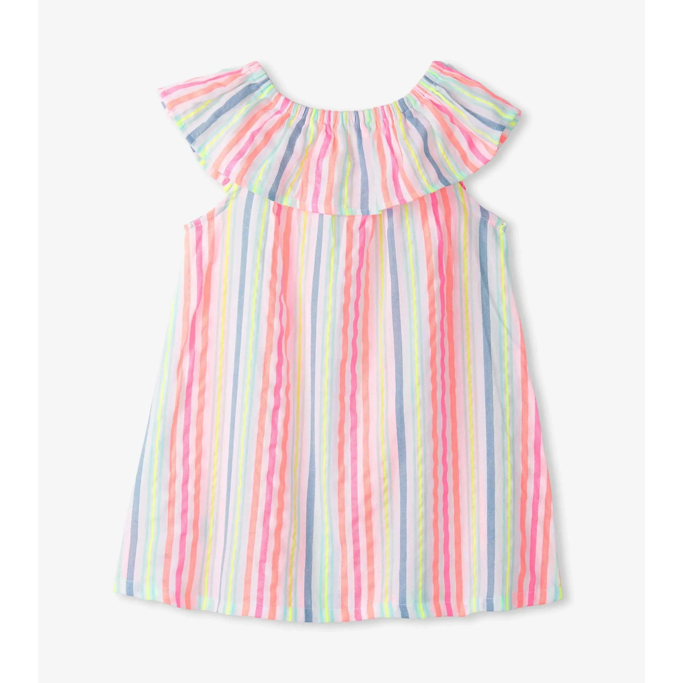 Hatley Miami Beach Ruffle A-Line Stripe Dress