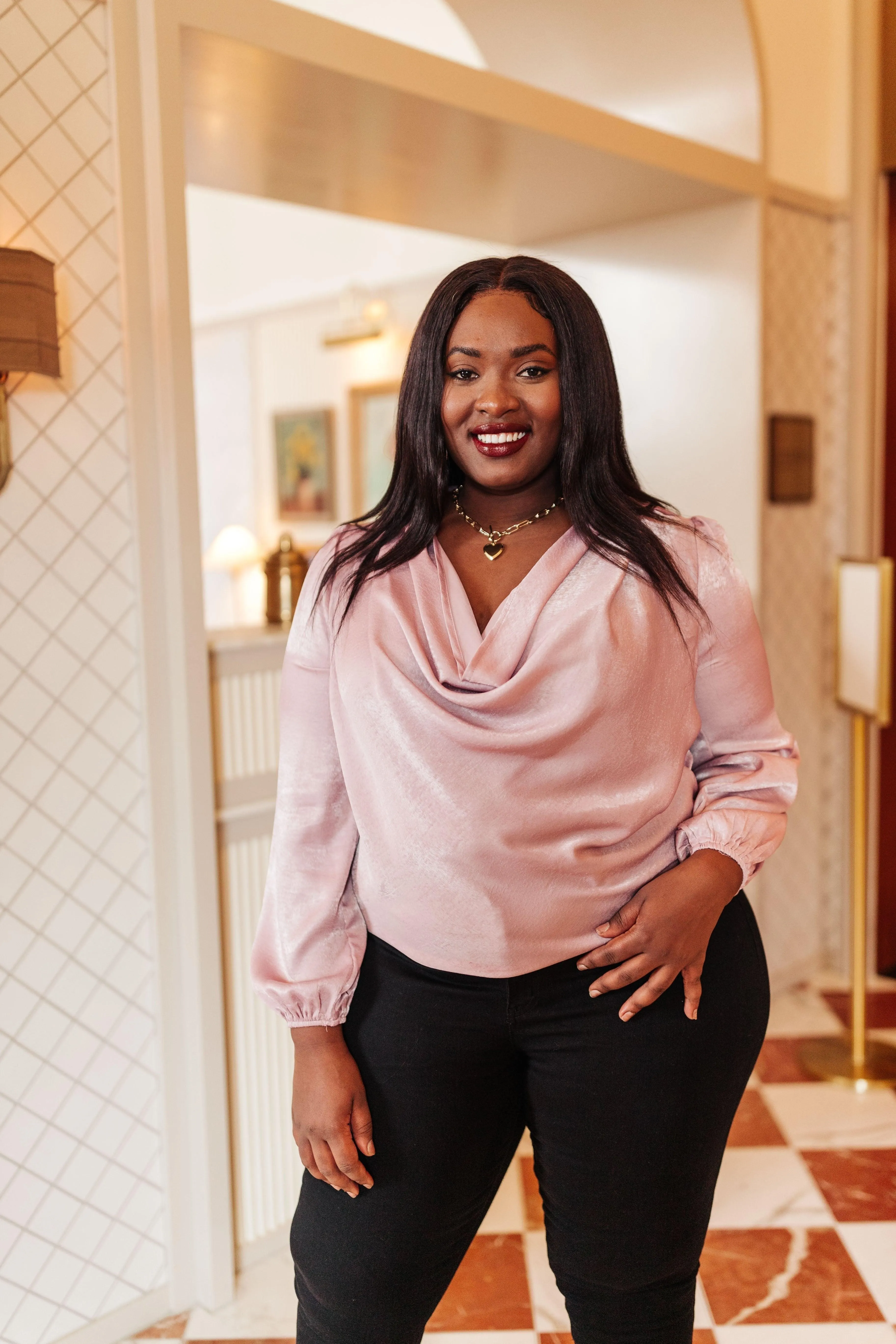 Hazel Blues® | Swift Elegance Blouse