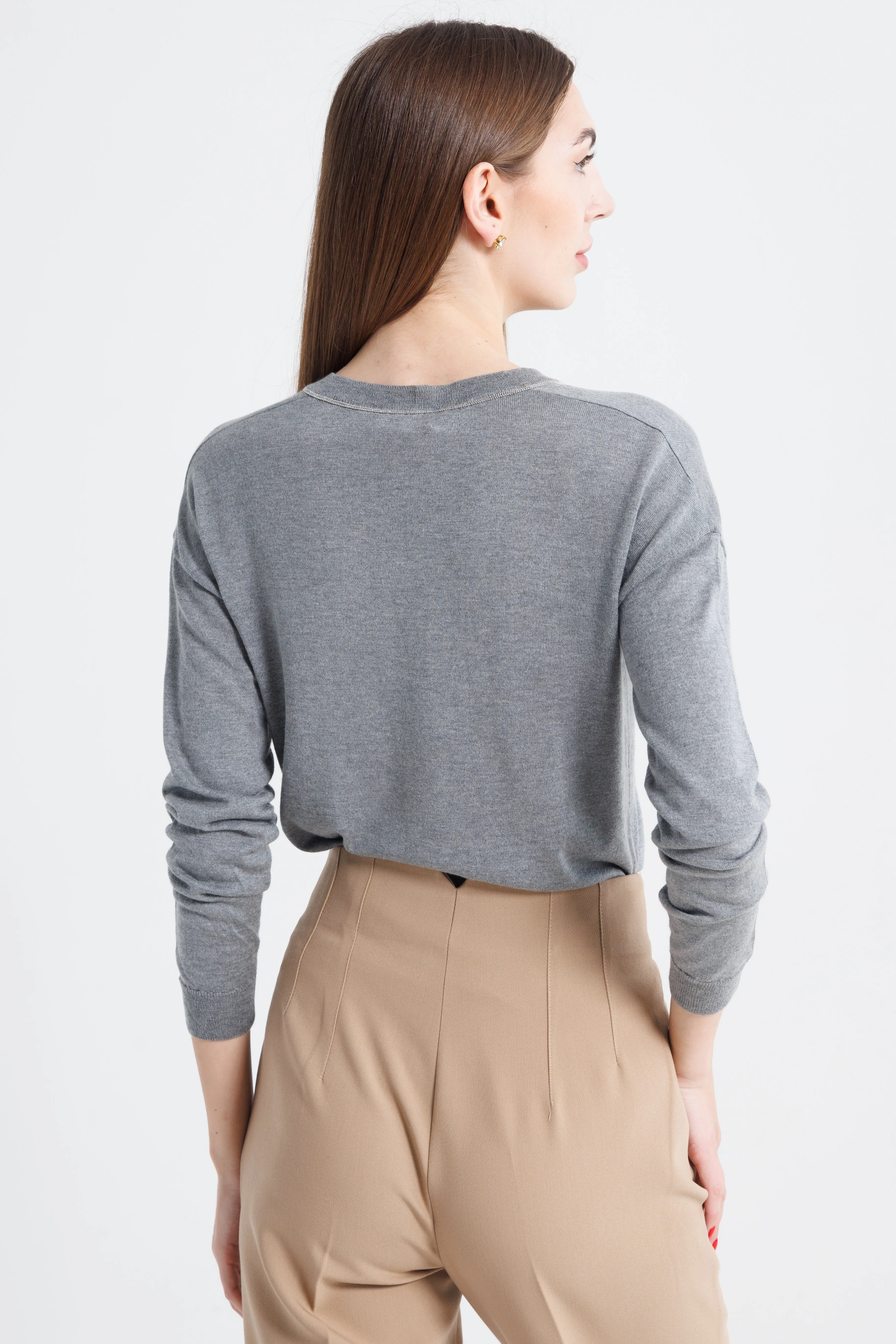 Heather Chain Sweater