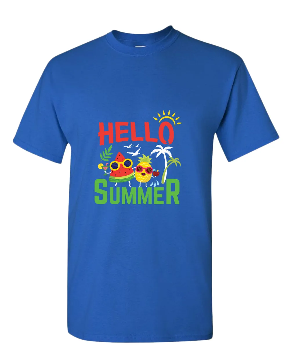 Hello summer t-shirt, summer t-shirt, beach party t-shirt