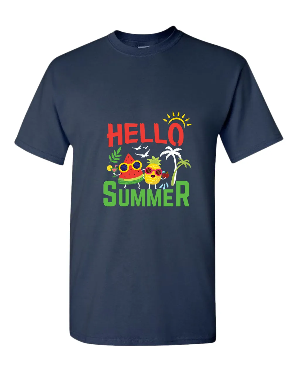 Hello summer t-shirt, summer t-shirt, beach party t-shirt