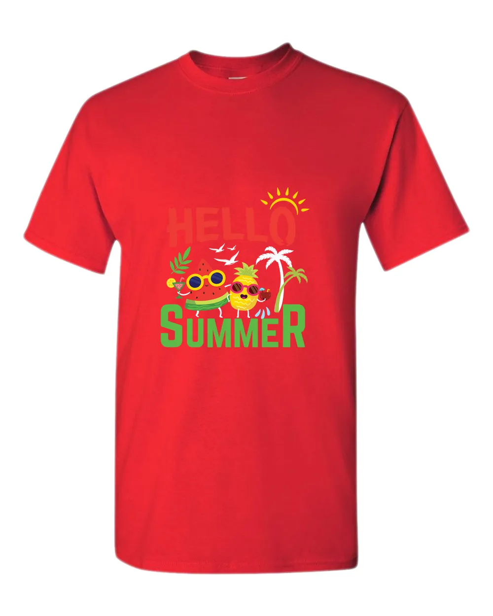 Hello summer t-shirt, summer t-shirt, beach party t-shirt