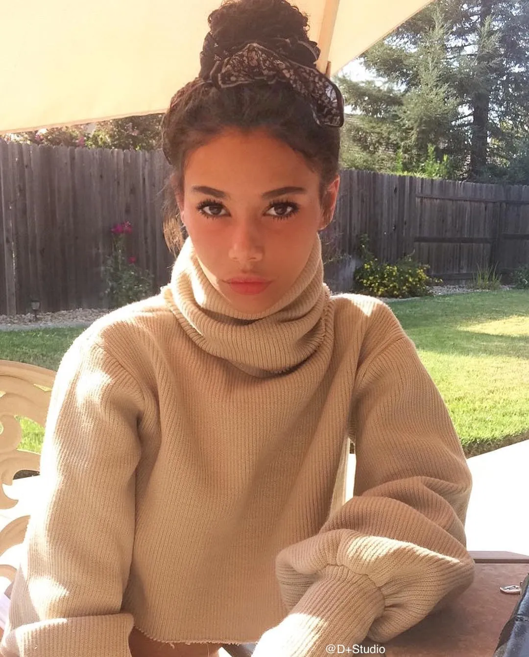 High-collared Lantern Sleeve Crop Tops Sweaters