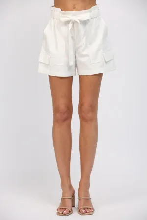 High wasted Tie Shorts