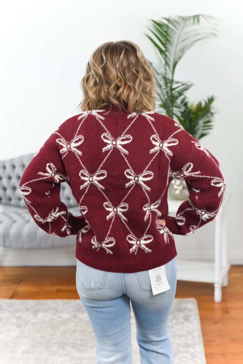 Holly Ribbon Knit Sweater