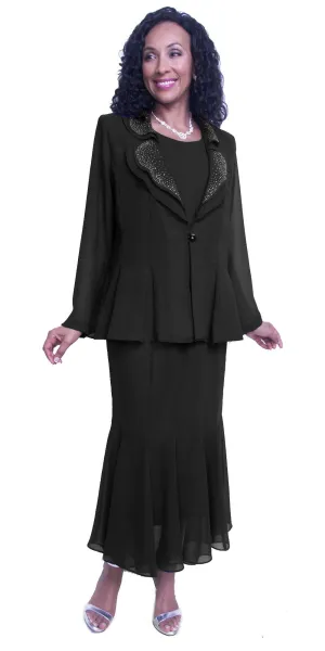 Hosanna 5513 Ankle Length Dress With Long Sleeve Jacket