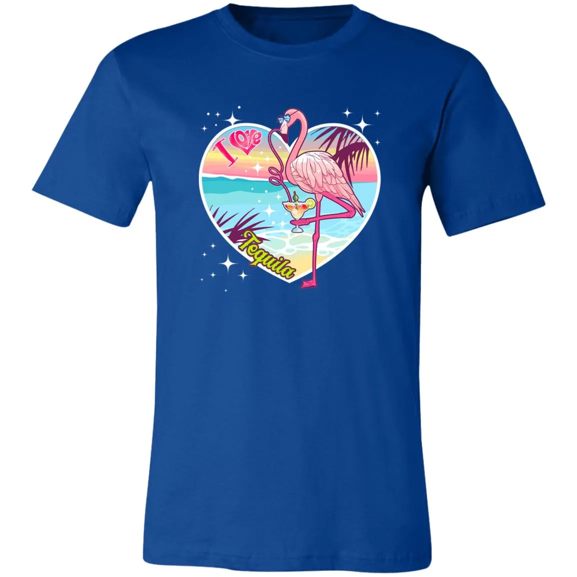 I Love Tequila "Flamingo Party" Unisex Tee