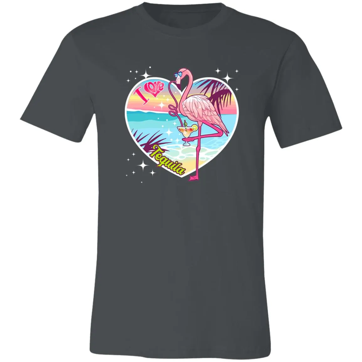 I Love Tequila "Flamingo Party" Unisex Tee
