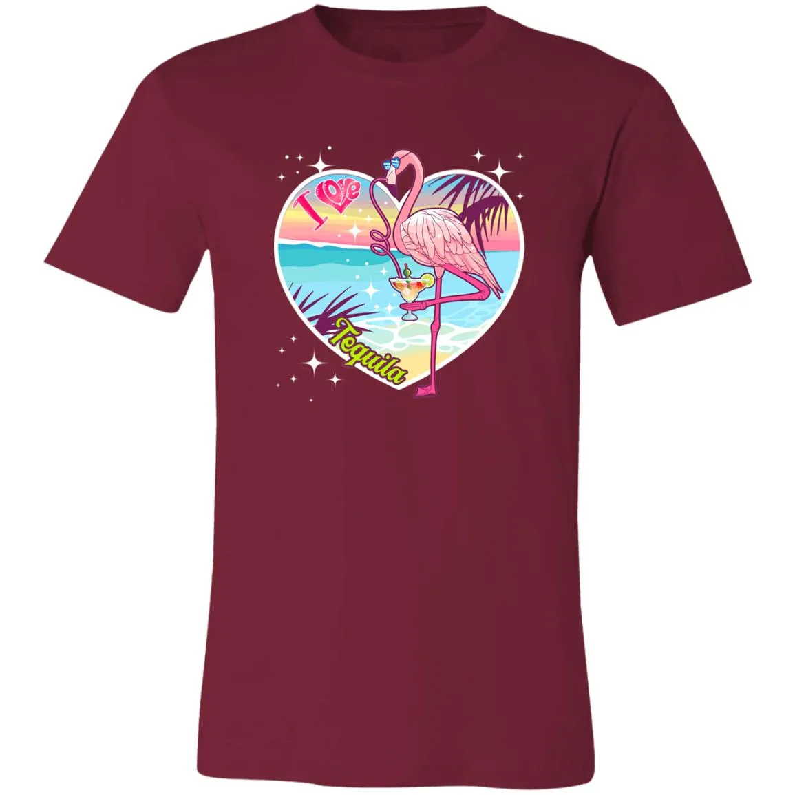 I Love Tequila "Flamingo Party" Unisex Tee