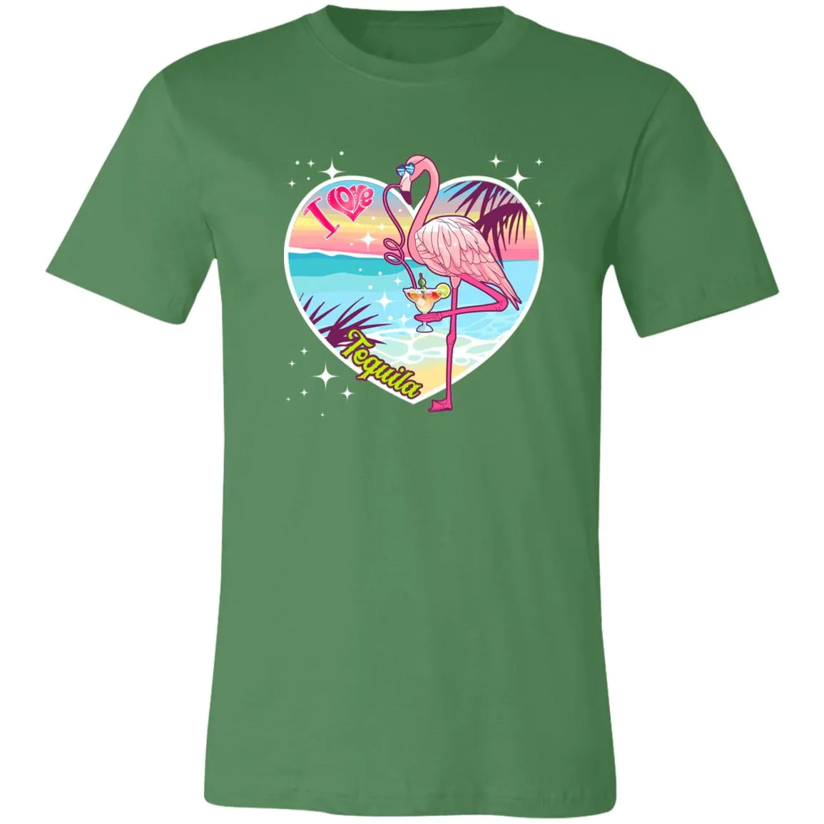 I Love Tequila "Flamingo Party" Unisex Tee