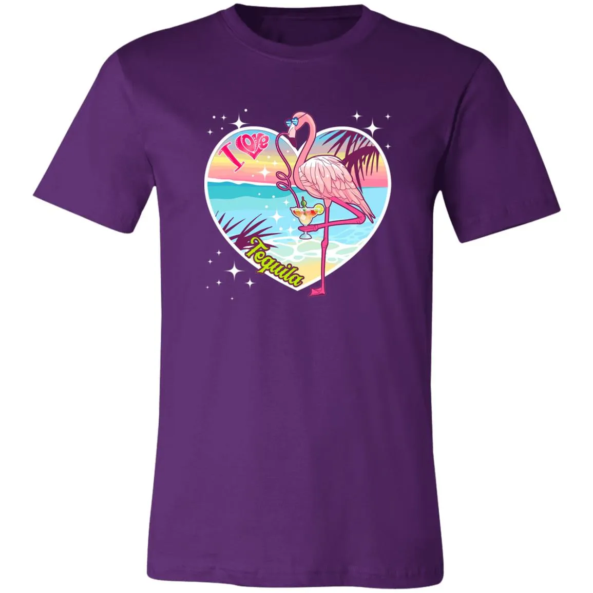 I Love Tequila "Flamingo Party" Unisex Tee