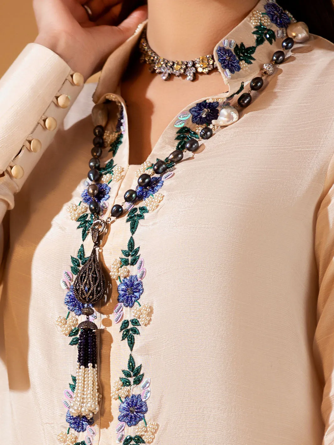 Imroz | Mohtaram NUUR Luxury PRET Collection 2022 | Stitched Silk Suits