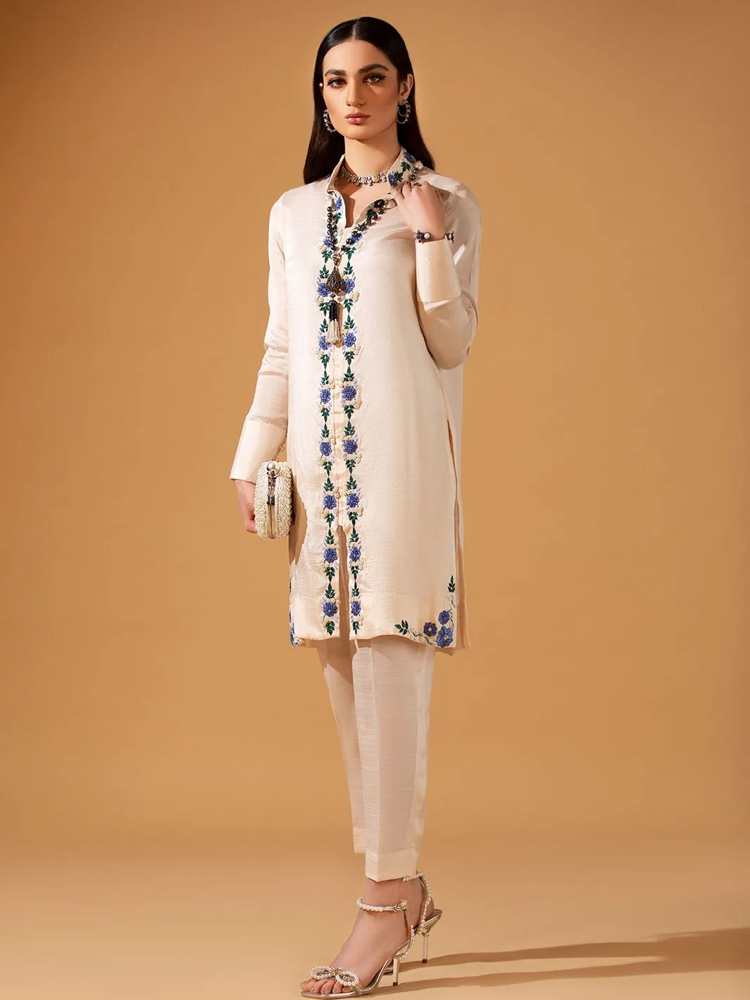 Imroz | Mohtaram NUUR Luxury PRET Collection 2022 | Stitched Silk Suits