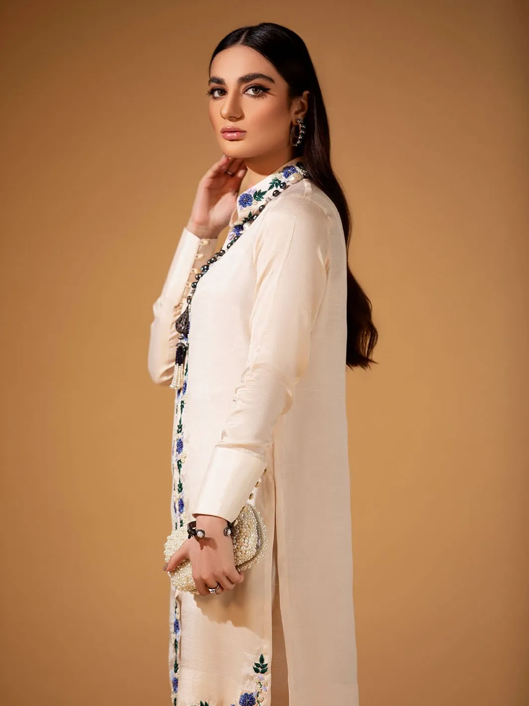 Imroz | Mohtaram NUUR Luxury PRET Collection 2022 | Stitched Silk Suits