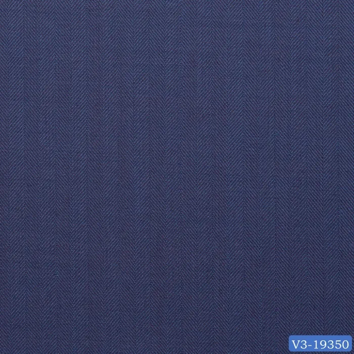Indigo Blue Herringbone Short Suit