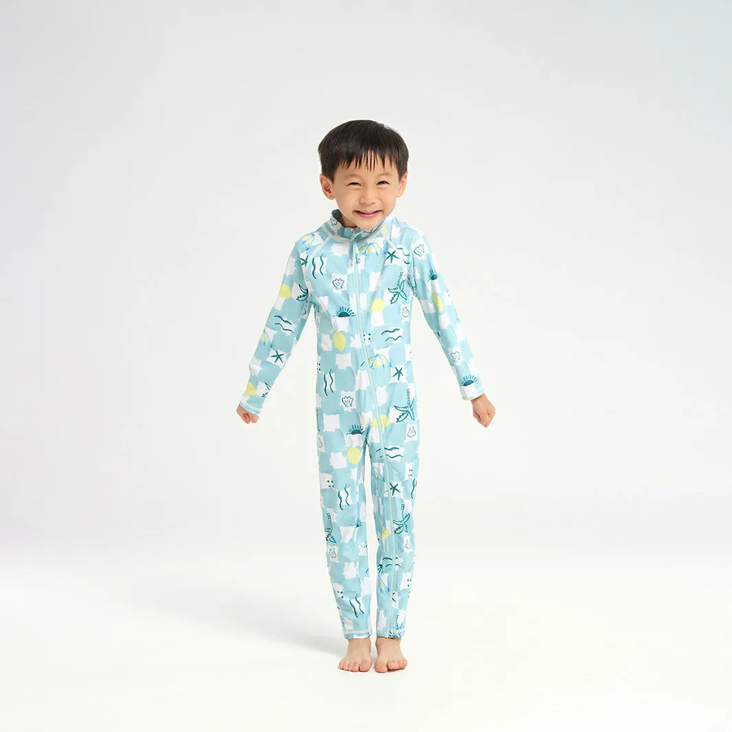 Infant Summer Days LS Swim Zip Suit