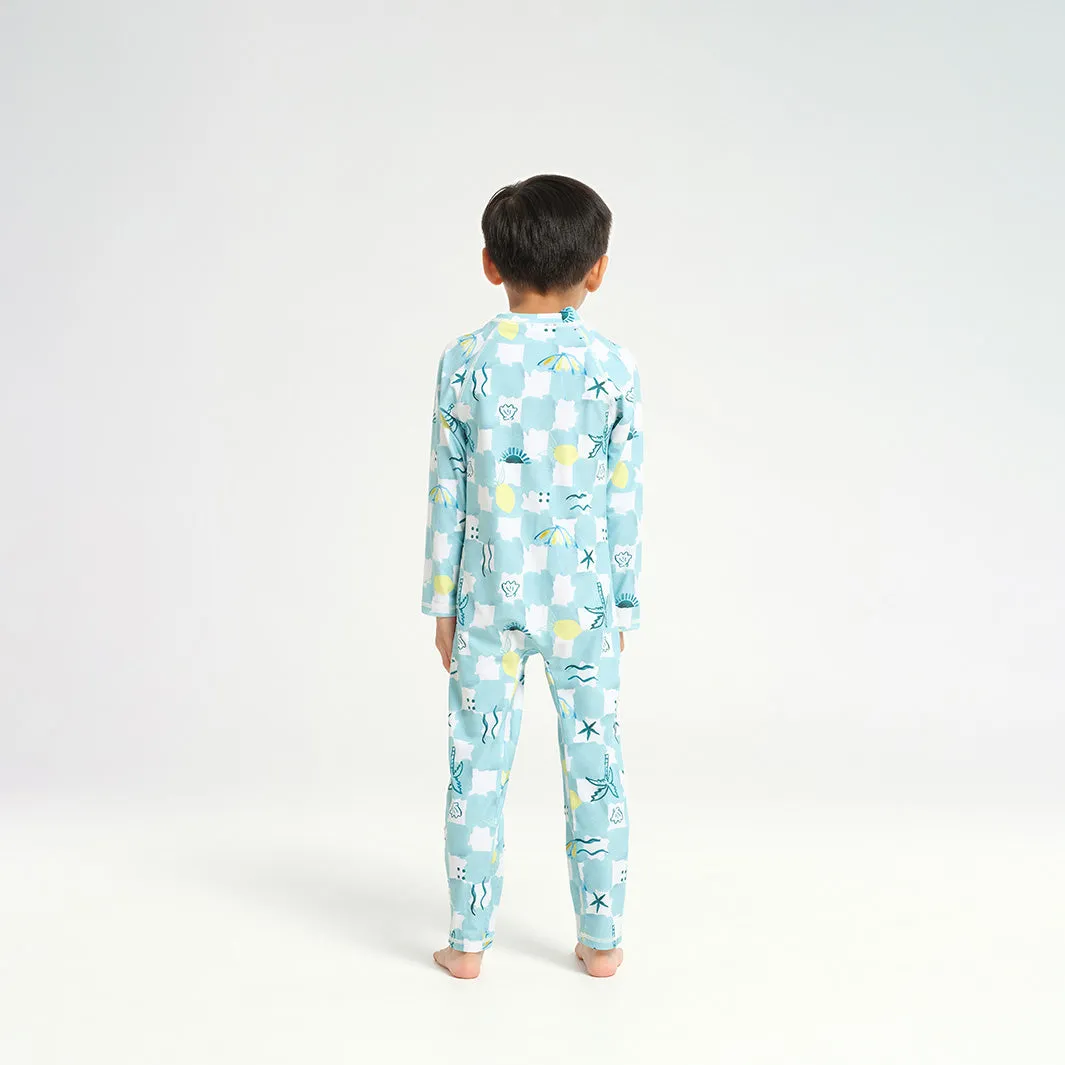 Infant Summer Days LS Swim Zip Suit