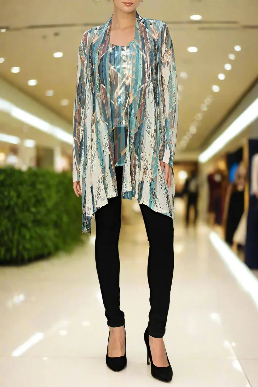 Inspired, a Dreamy, Feminine, all Lace Cardigan by Origami Apparel in Size S/M, L/XL, or Plus