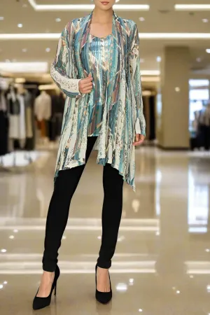 Inspired, a Dreamy, Feminine, all Lace Cardigan by Origami Apparel in Size S/M, L/XL, or Plus