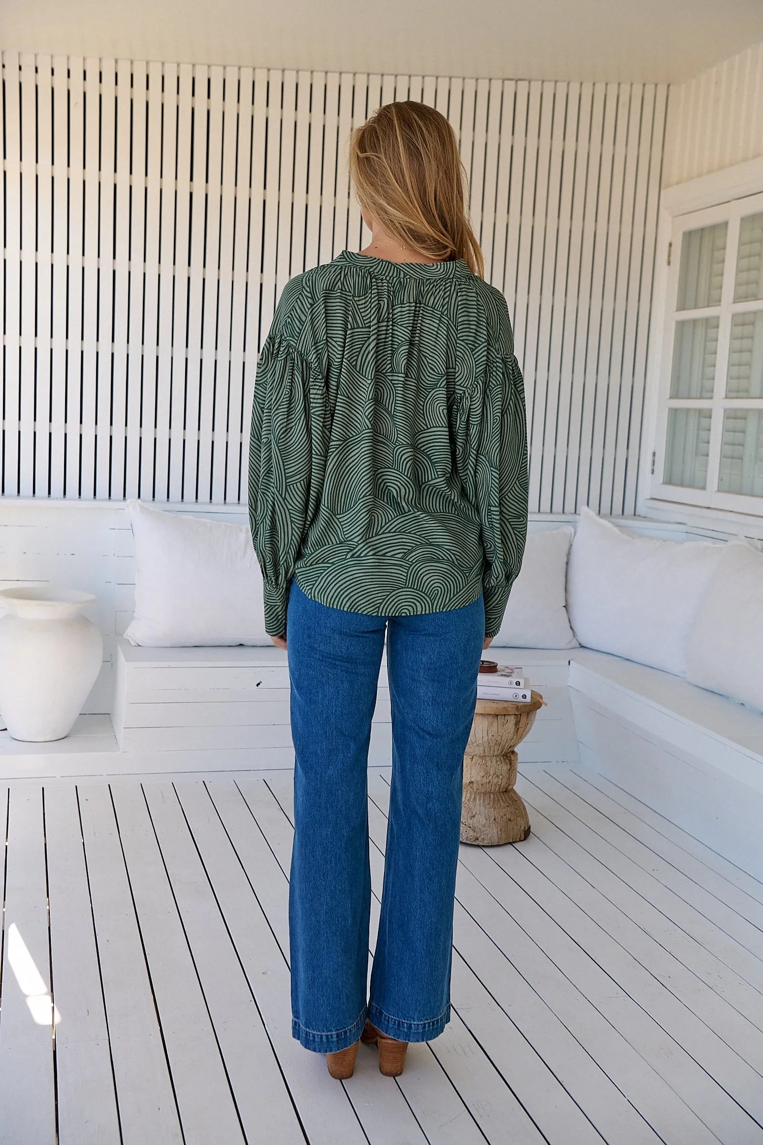 Ishana Print Marfa Top