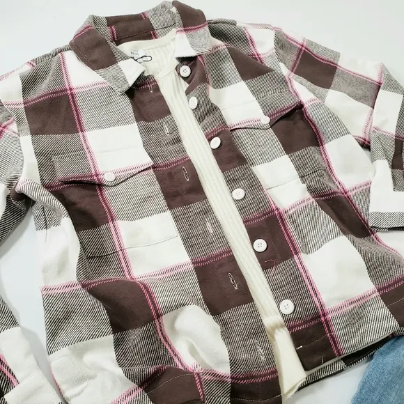 J. Crew Buffalo Check Plaid Shacket