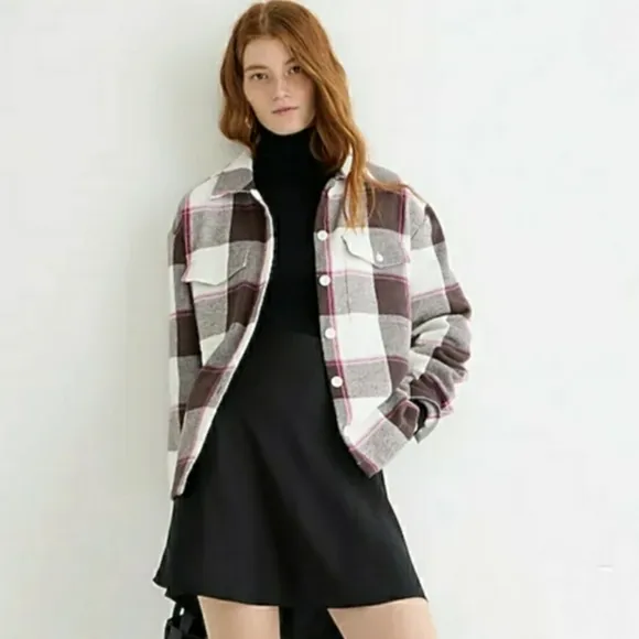 J. Crew Buffalo Check Plaid Shacket