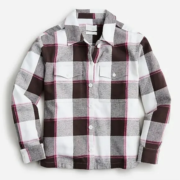 J. Crew Buffalo Check Plaid Shacket